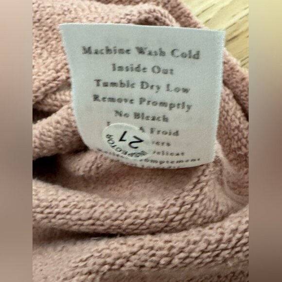 Frank & Eileen Donegal Unforgettable skirt in triple fleece in blush size L - Picture 9 of 12